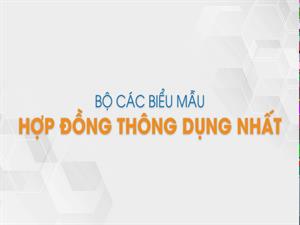 BIỂU MẪU HỢP ĐỒNG