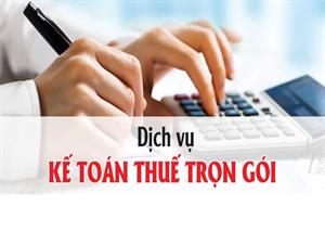 DỊCH VỤ KẾ TOÁN THUẾ TRỌN GÓI