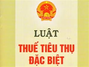 Luật thuế TTĐB Số 06_VBHN_VPQH2014