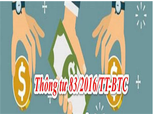 Số 83_2016_TT_BTC ưu đãi và chi tiết về luật đầu tư
